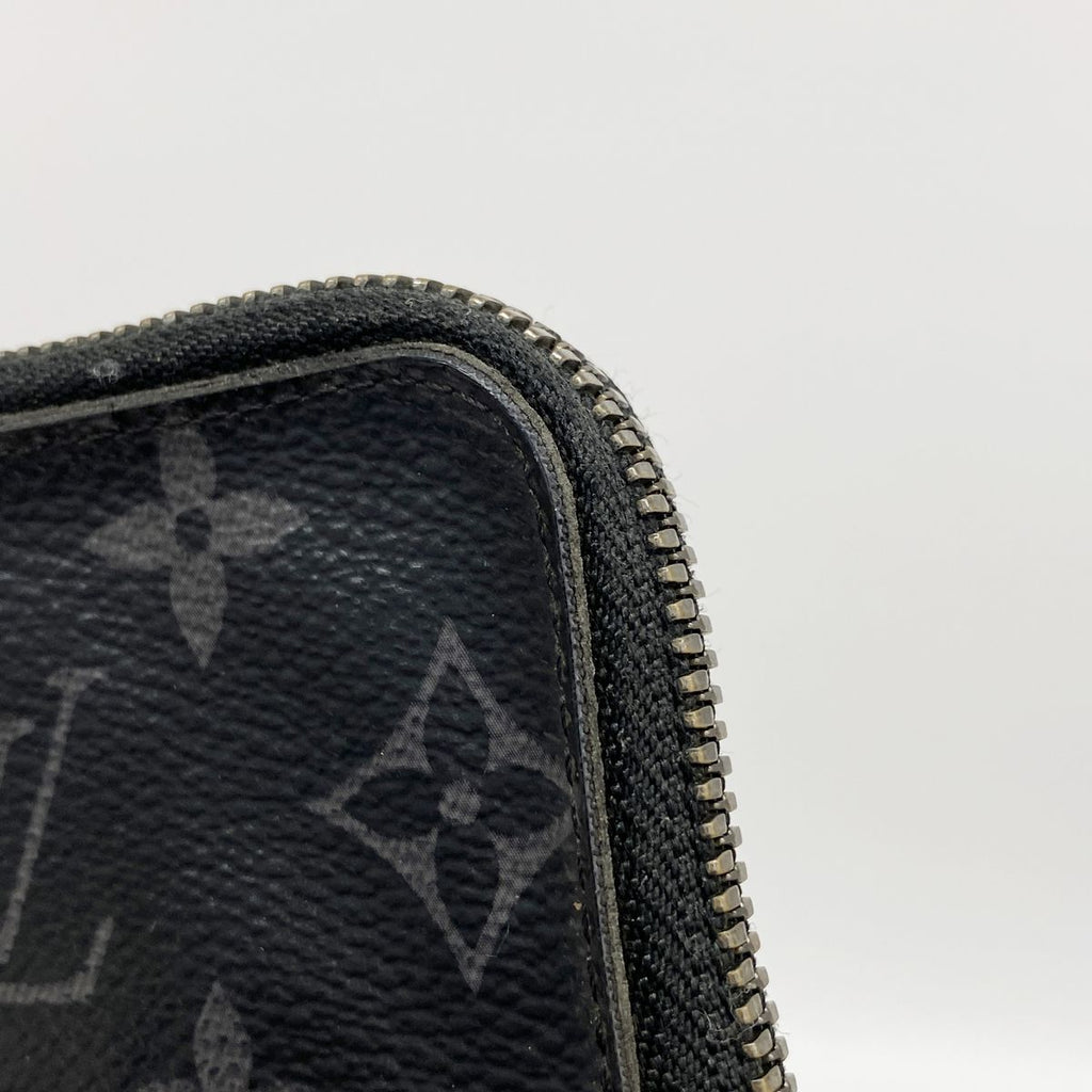 Louis Vuitton Coin Purse Monogram Eclipse Porte Monnaie Jour Black — view 7