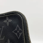 Louis Vuitton Coin Purse Monogram Eclipse Porte Monnaie Jour Black — view 7