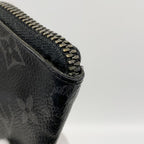 Louis Vuitton Coin Purse Monogram Eclipse Porte Monnaie Jour Black — view 8