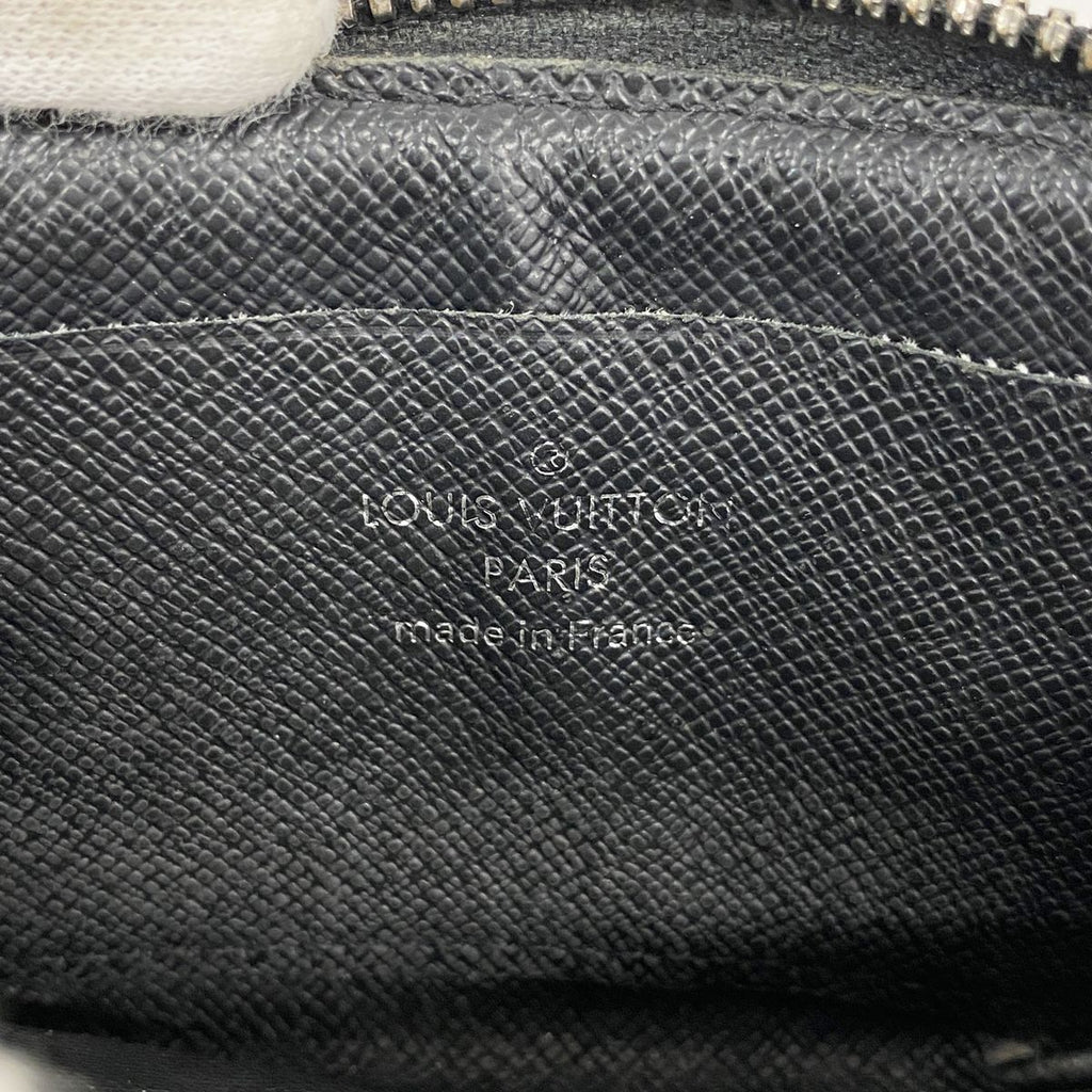 Louis Vuitton Coin Purse Monogram Eclipse Porte Monnaie Jour Black — view 4