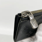 Louis Vuitton Coin Purse Monogram Eclipse Porte Monnaie Jour Black — view 6