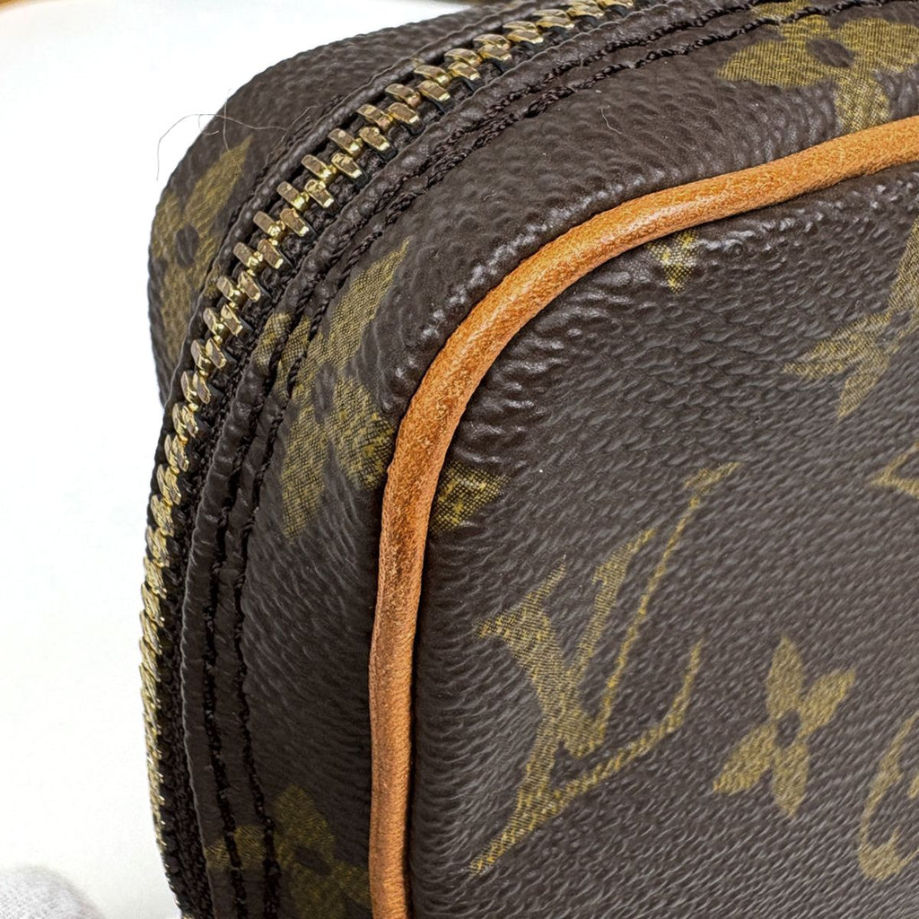 Louis Vuitton Mini Danube Shoulder Bag Monogram Brown — view 4