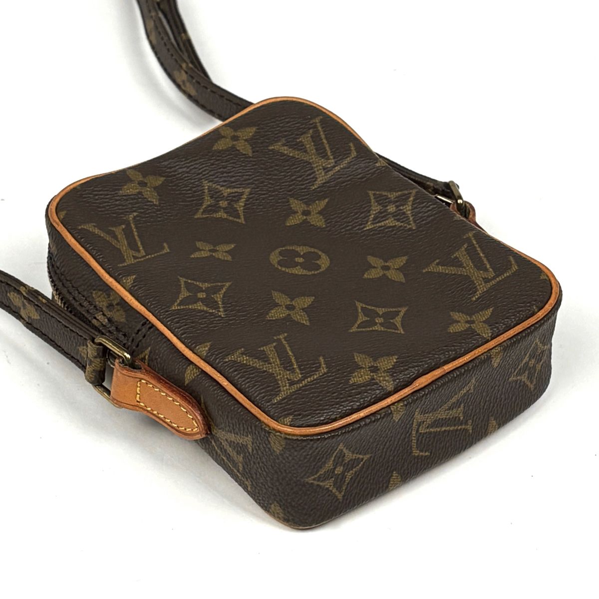 Louis Vuitton Mini Danube Shoulder Bag Monogram Brown — view 2