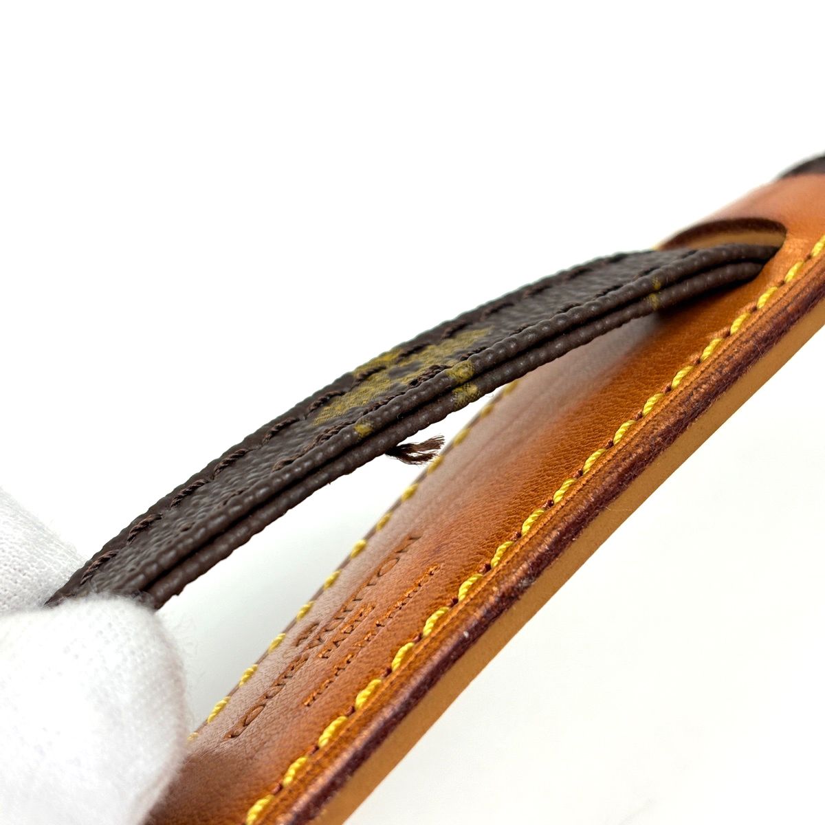 Louis Vuitton Mini Danube Shoulder Bag Monogram Brown — view 6