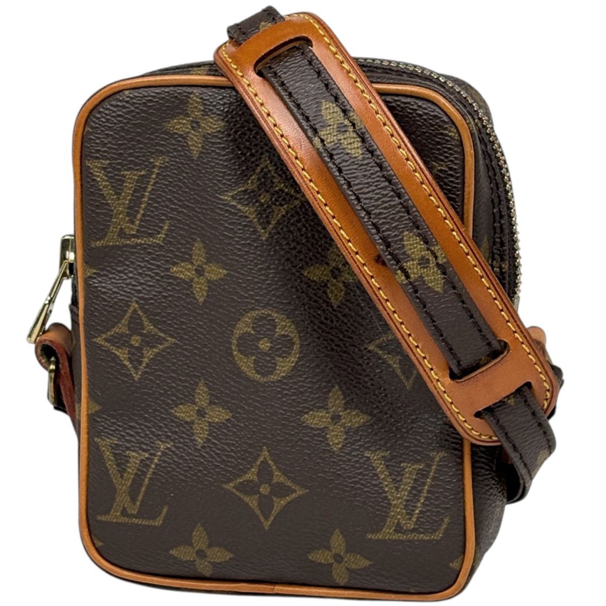 Louis Vuitton Mini Danube Shoulder Bag Monogram Brown