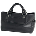 Celine Handbag Boogie Bag Blason Leather Black