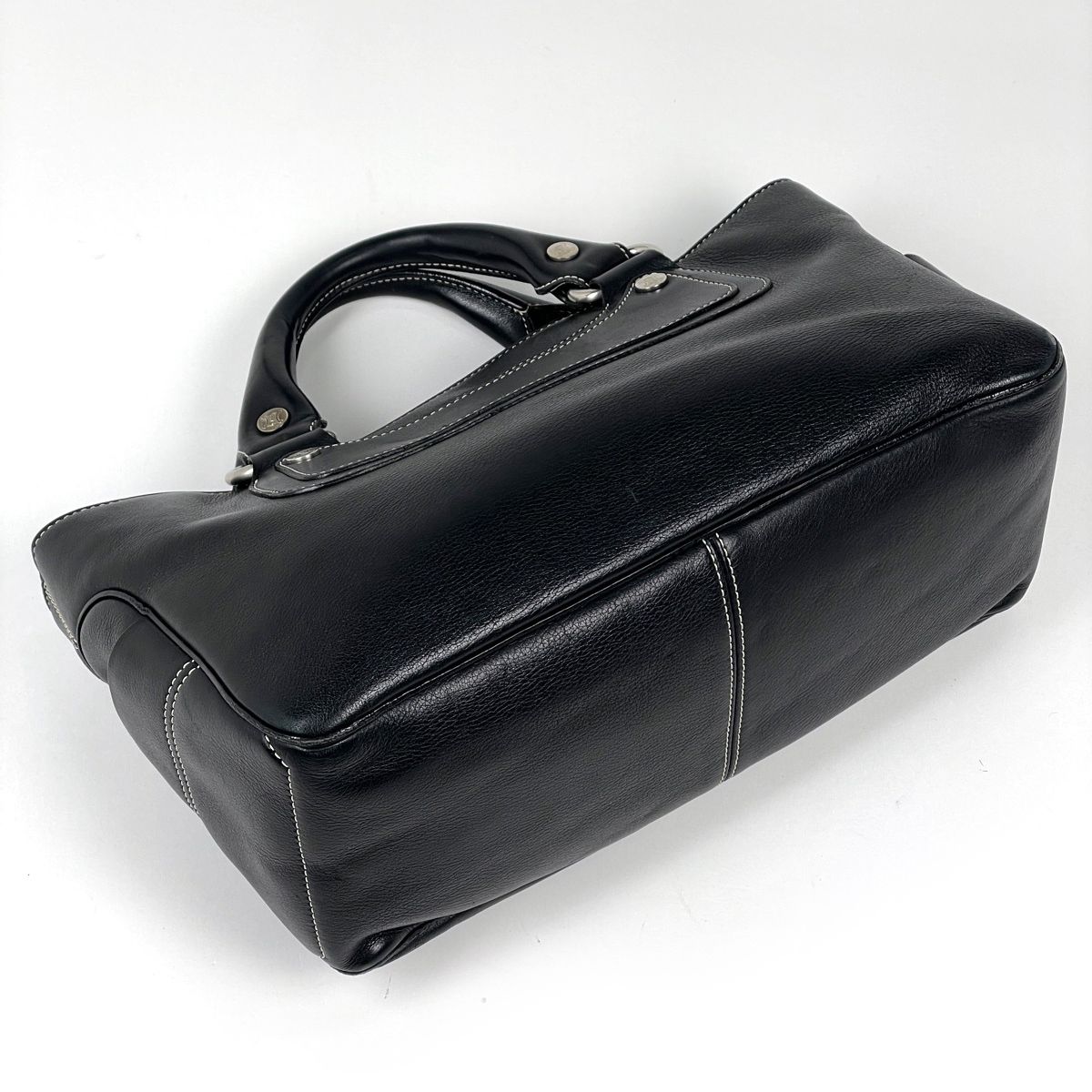 Celine Handbag Boogie Bag Blason Leather Black — view 2