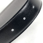Hermes Constance Reversible H Belt Box Calf Togo Noir Vert Grease — view 5