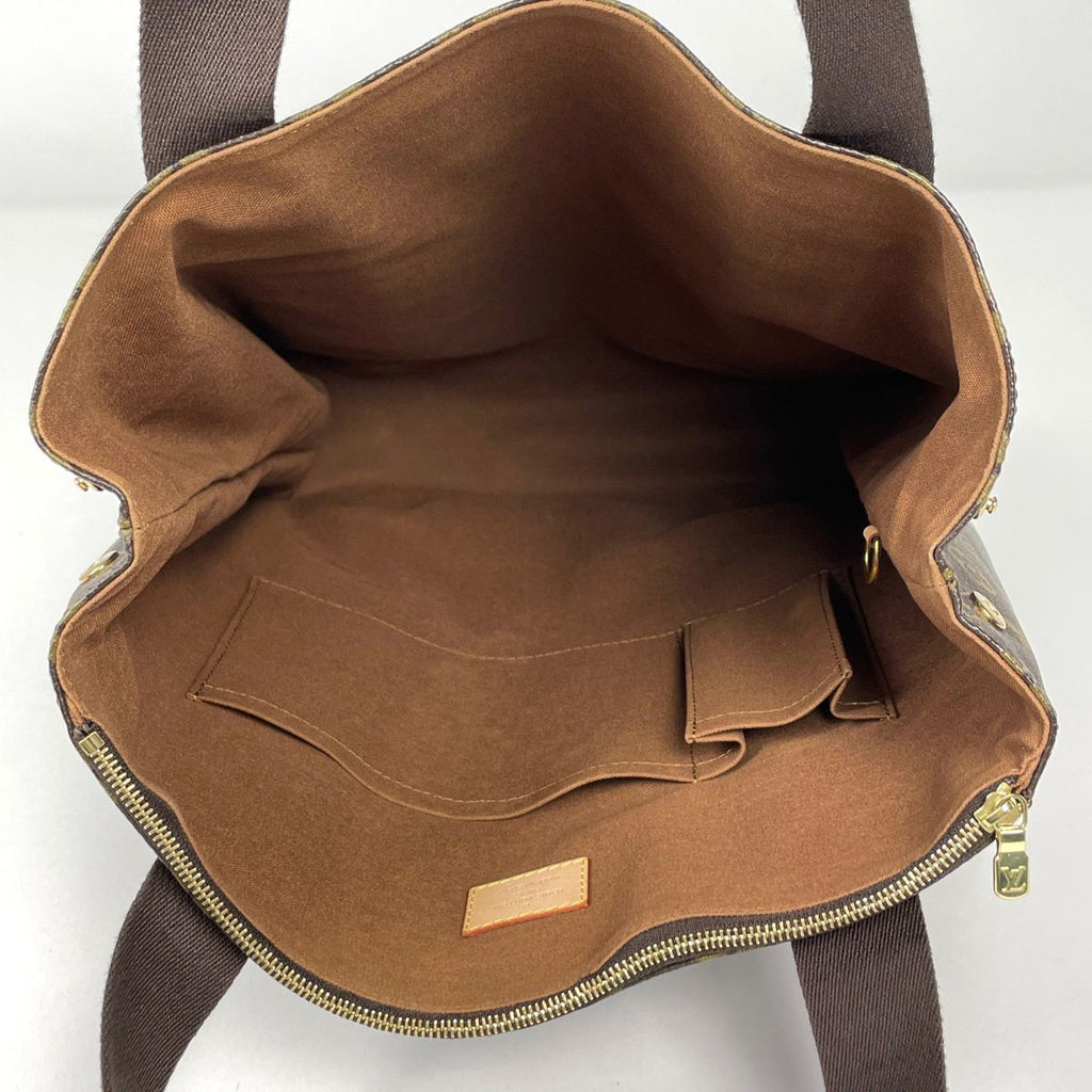 Louis Vuitton Cabas Beaubourg Tote Bag Monogram Brown — view 8