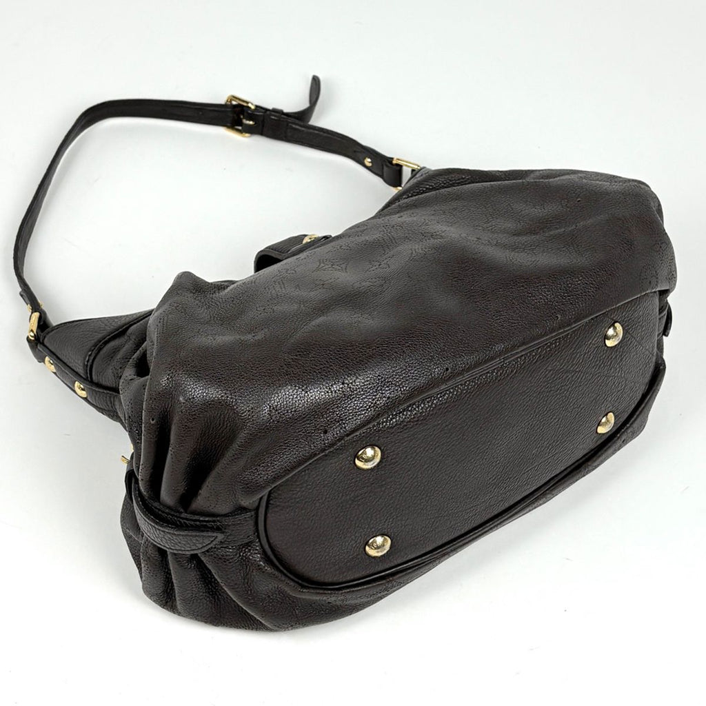 Louis Vuitton XS Shoulder Bag Perforated Monogram Mahina Chocolat — view 2