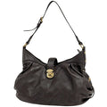 Louis Vuitton XS Shoulder Bag Perforated Monogram Mahina Chocolat