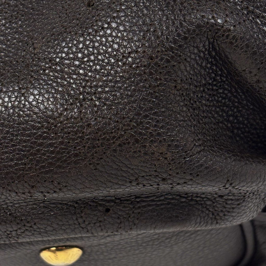 Louis Vuitton XS Shoulder Bag Perforated Monogram Mahina Chocolat — view 3