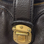 Louis Vuitton XS Shoulder Bag Perforated Monogram Mahina Chocolat — view 5