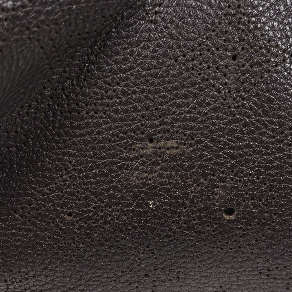 Louis Vuitton XS Shoulder Bag Perforated Monogram Mahina Chocolat — view 4