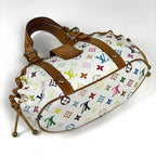 Louis Vuitton Theda PM Handbag Monogram Multicolor Blanc — view 2