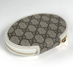 Gucci Coin Purse GG Pattern Horsebit Leather Beige White — view 2