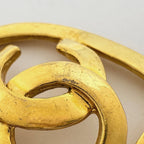 Chanel Necklace CC Logo Heart Gold Plated — view 4