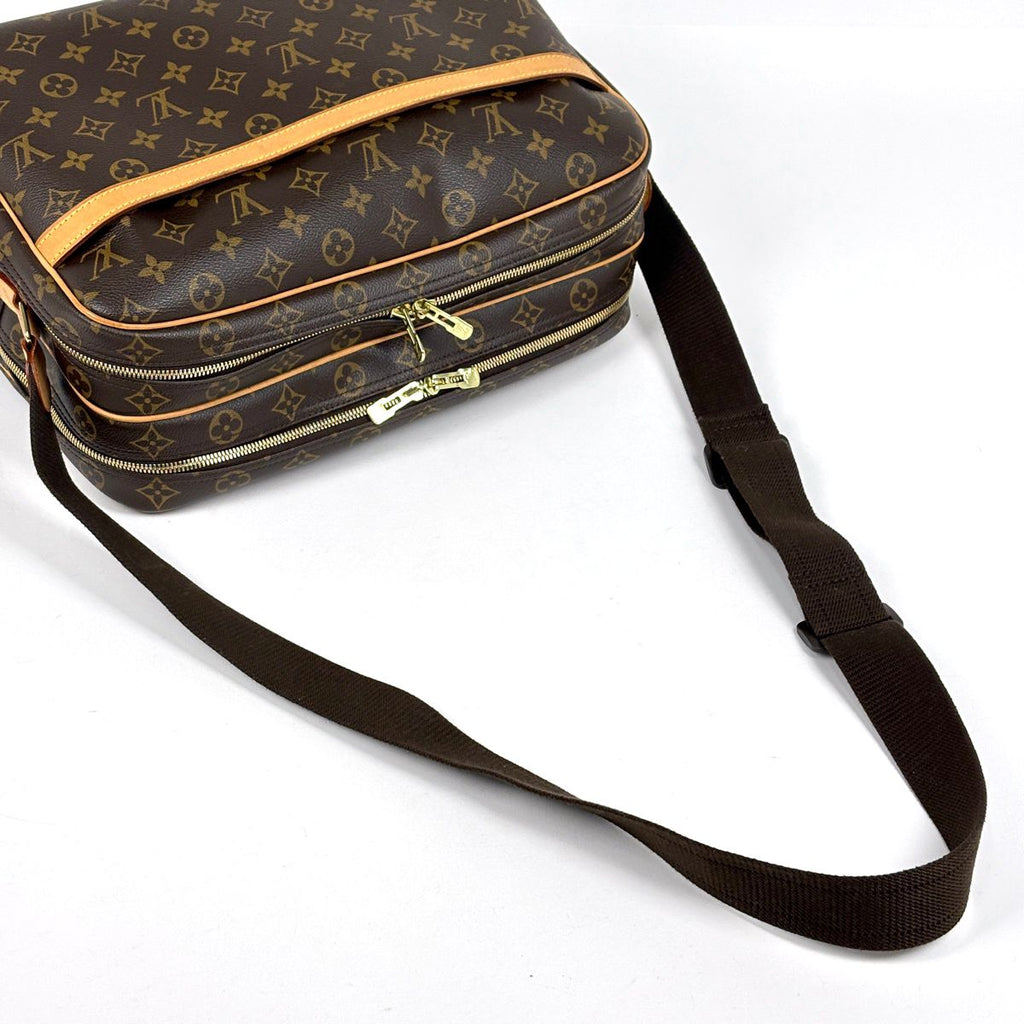 Louis Vuitton Reporter GM Shoulder Bag Monogram Brown — view 7