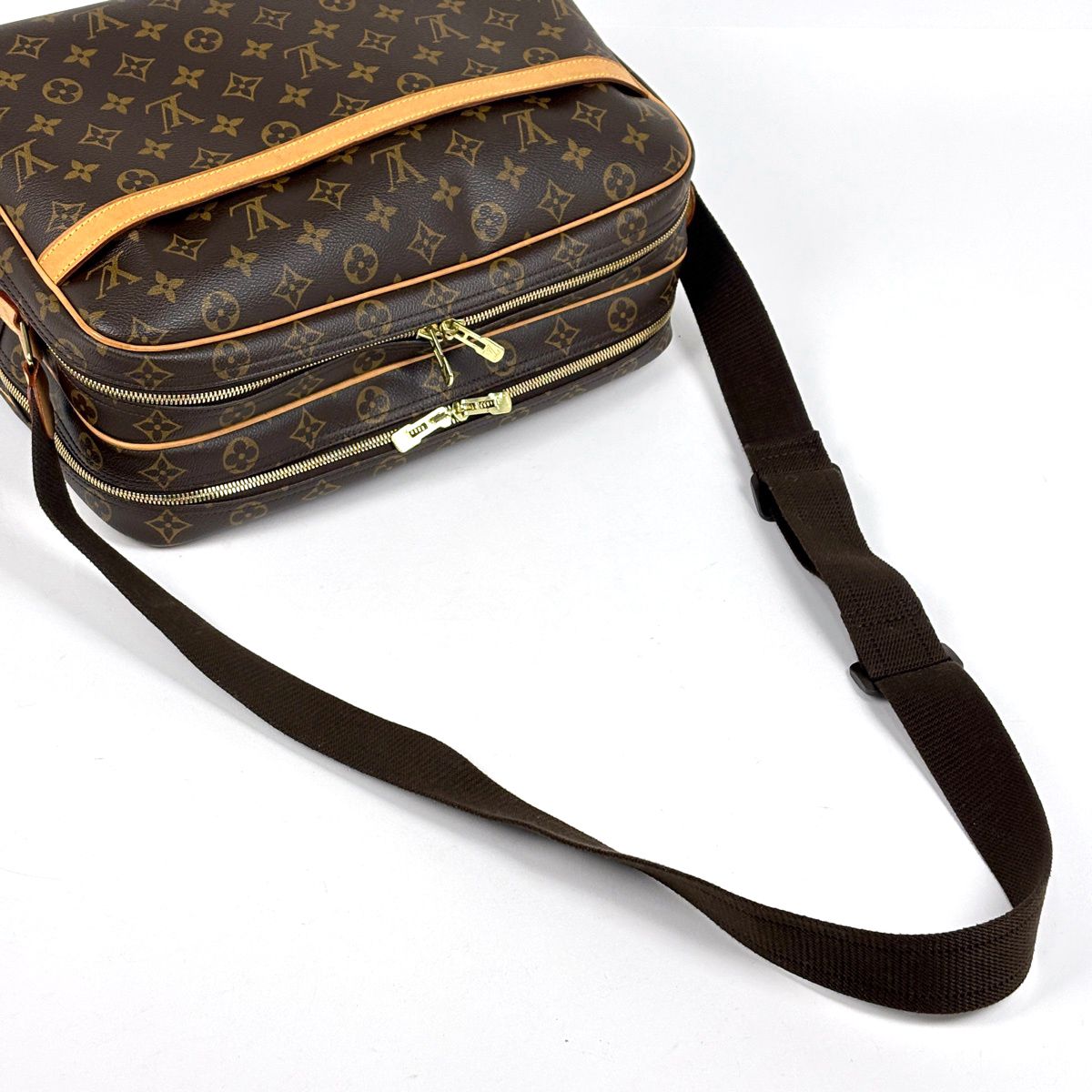 Louis Vuitton Reporter GM Shoulder Bag Monogram Brown — view 7