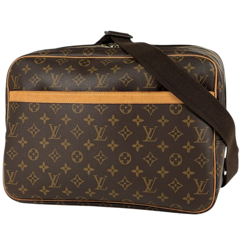 Louis Vuitton Reporter GM Shoulder Bag Monogram Brown