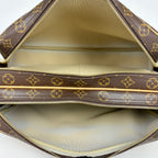 Louis Vuitton Reporter GM Shoulder Bag Monogram Brown — view 8
