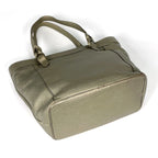 Loewe Handbag Anagram Leather Gold — view 2