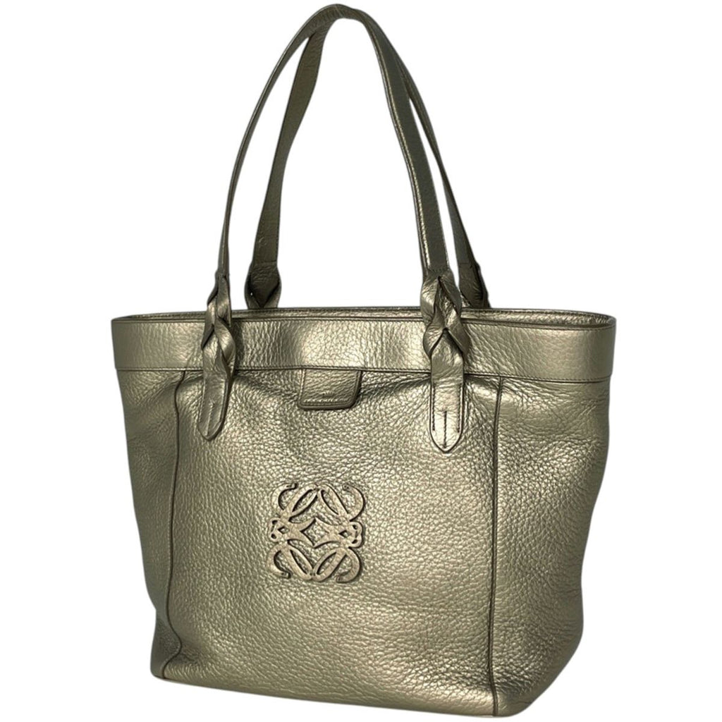 Loewe Handbag Anagram Leather Gold
