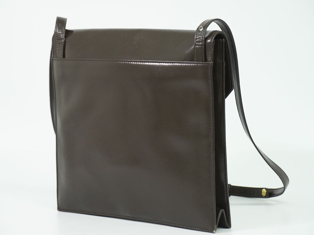 Loewe Anagram Shoulder Bag Leather Brown — view 2