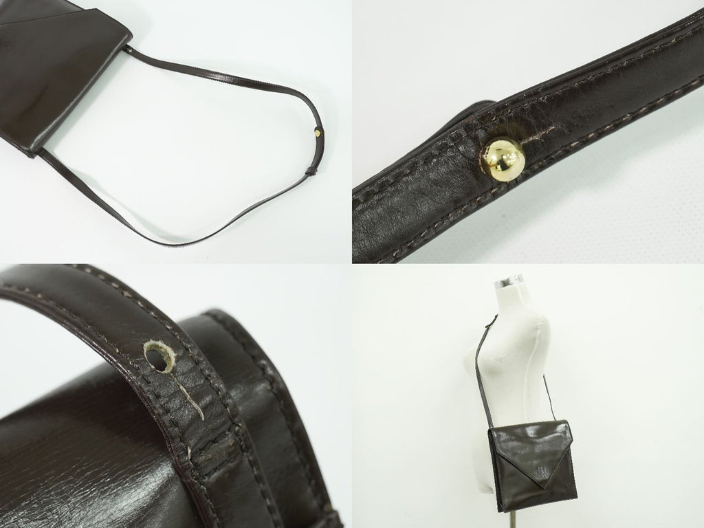Loewe Anagram Shoulder Bag Leather Brown — view 6