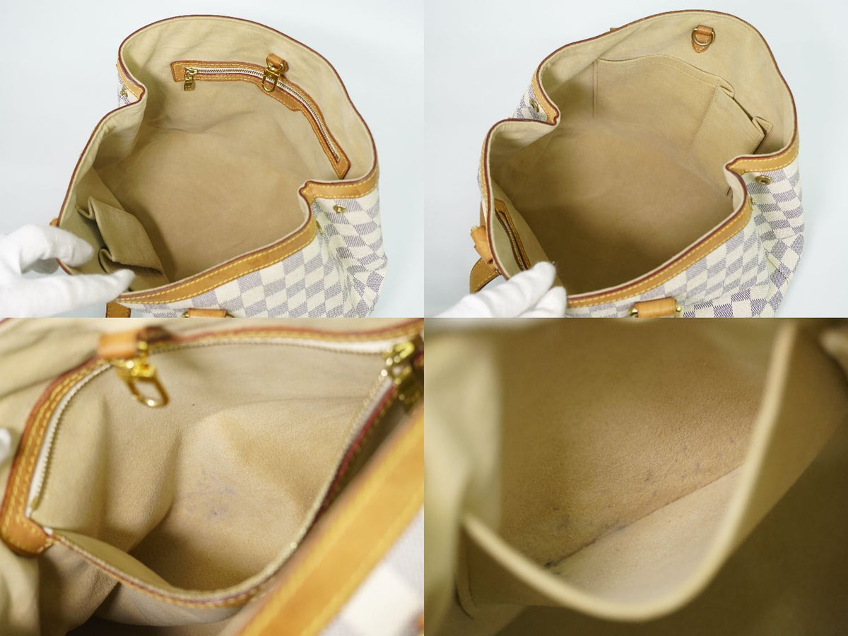 Louis Vuitton LV Hampstead PM Damier Azur Tote Bag White — view 8