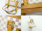 Louis Vuitton LV Hampstead PM Damier Azur Tote Bag White — view 6