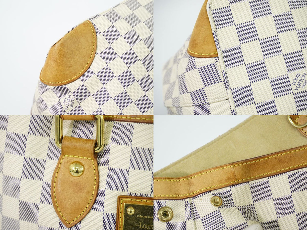 Louis Vuitton LV Hampstead PM Damier Azur Tote Bag White — view 7