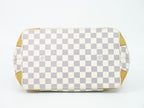 Louis Vuitton LV Hampstead PM Damier Azur Tote Bag White — view 3