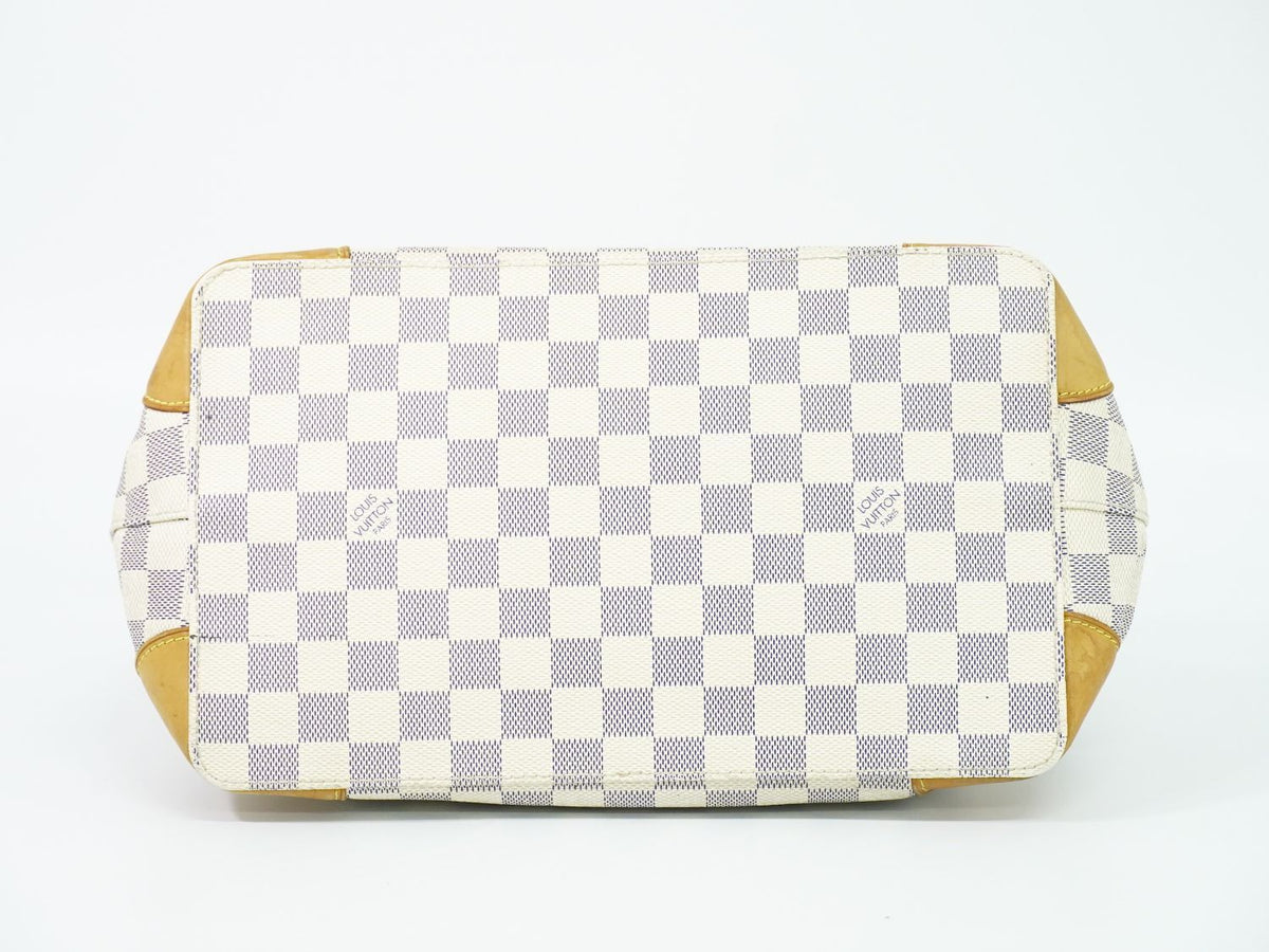 Louis Vuitton LV Hampstead PM Damier Azur Tote Bag White — view 3