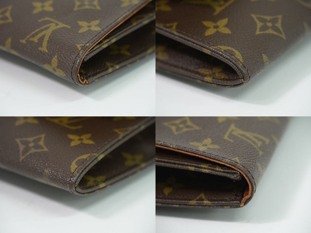 Louis Vuitton LV Pochette Iena Monogram Clutch Brown — view 6