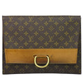 Louis Vuitton LV Pochette Iena Monogram Clutch Brown