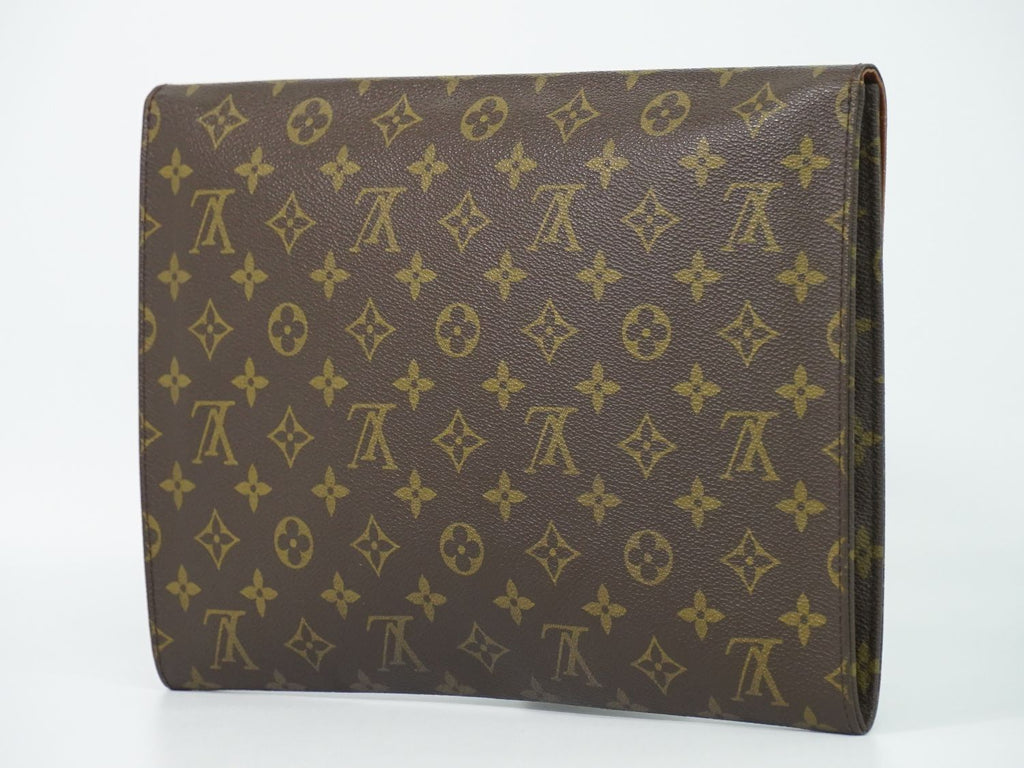 Louis Vuitton LV Pochette Iena Monogram Clutch Brown — view 2