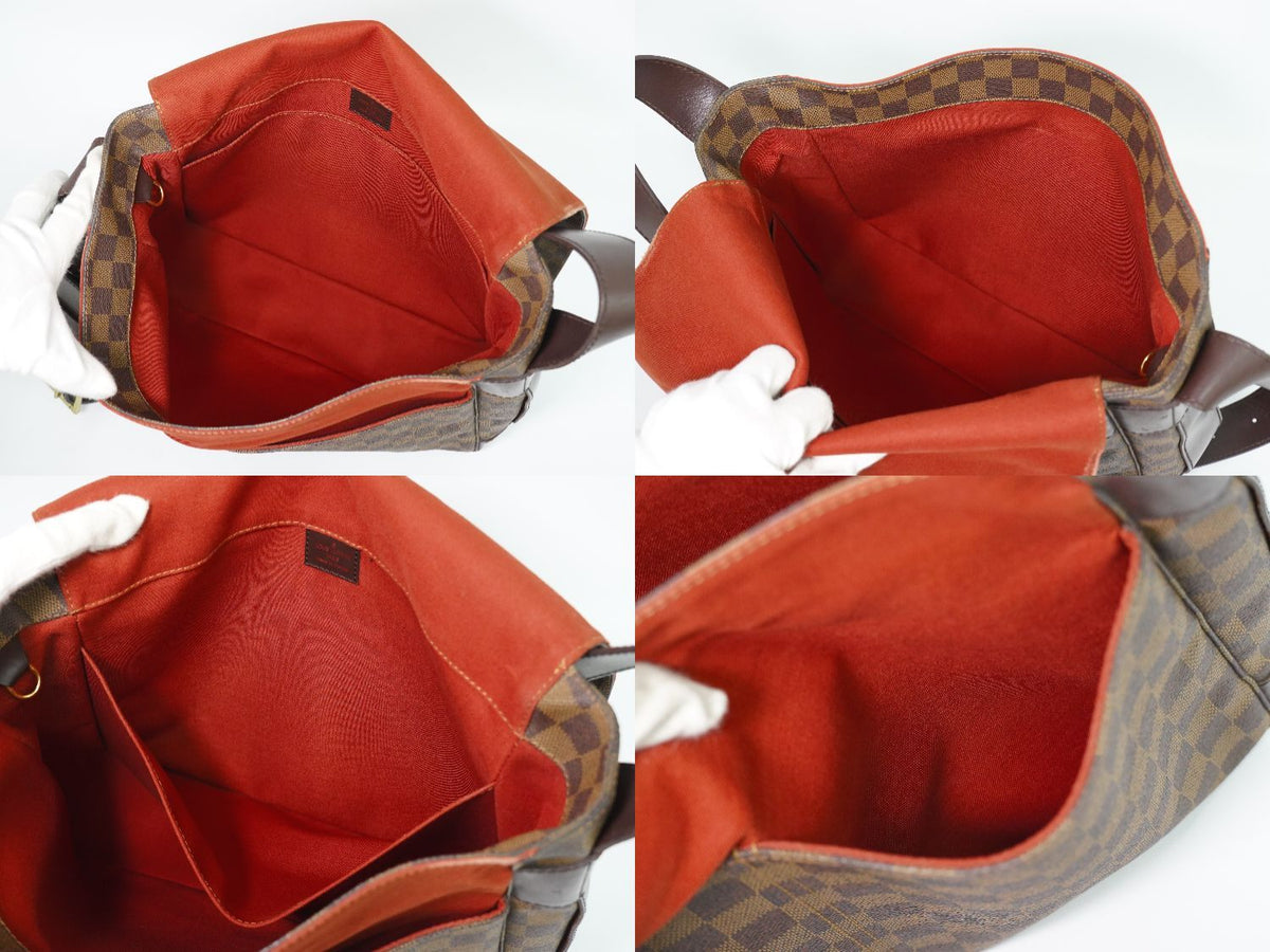 Louis Vuitton LV Bastille Damier Ebene Shoulder Bag Brown — view 8