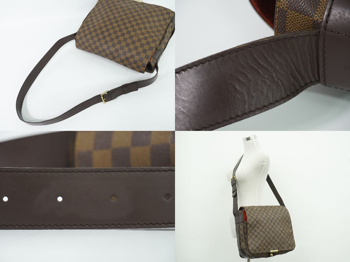 Louis Vuitton LV Bastille Damier Ebene Shoulder Bag Brown — view 6