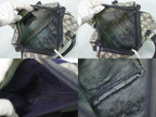 Gucci Vintage Sherry Line GG Supreme Mini Boston Bag Navy Shelly — view 8