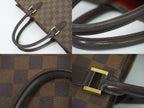 Louis Vuitton LV Sac Plat Damier Ebene Tote Bag Brown — view 6