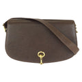 Gucci Vintage Gucci Horsebit Brown Gold Leather Shoulder Bag