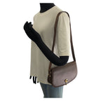 Gucci Vintage Gucci Horsebit Brown Gold Leather Shoulder Bag — view 7