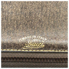 Gucci Vintage Gucci Horsebit Brown Gold Leather Shoulder Bag — view 4