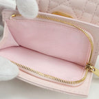 Dior Hibiscus Wallet Caro Trifold Leather — view 5