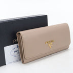 Prada Saffiano Leather Wallet Bifold Calfskin