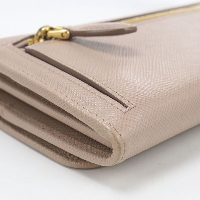 Prada Saffiano Leather Wallet Bifold Calfskin — view 5