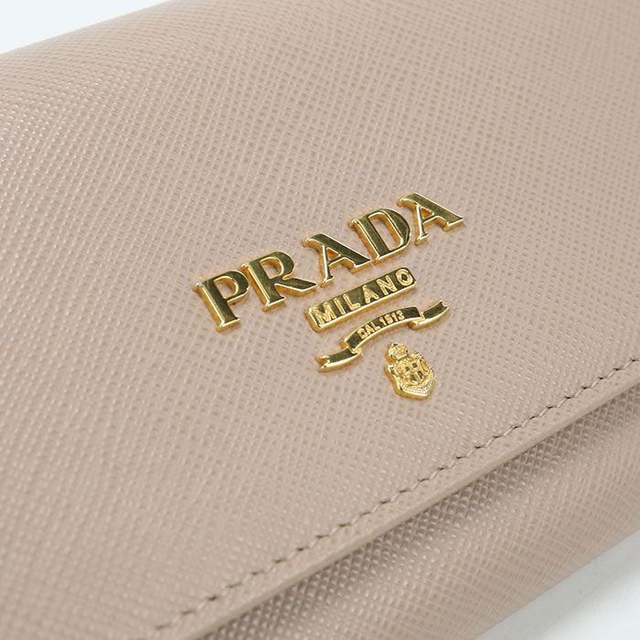Prada Saffiano Leather Wallet Bifold Calfskin — view 6