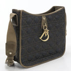 Dior Cannage Shoulder Bag Leather