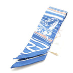Hermes Twilly Scarf Silk Rayures D'ete Dete — view 2